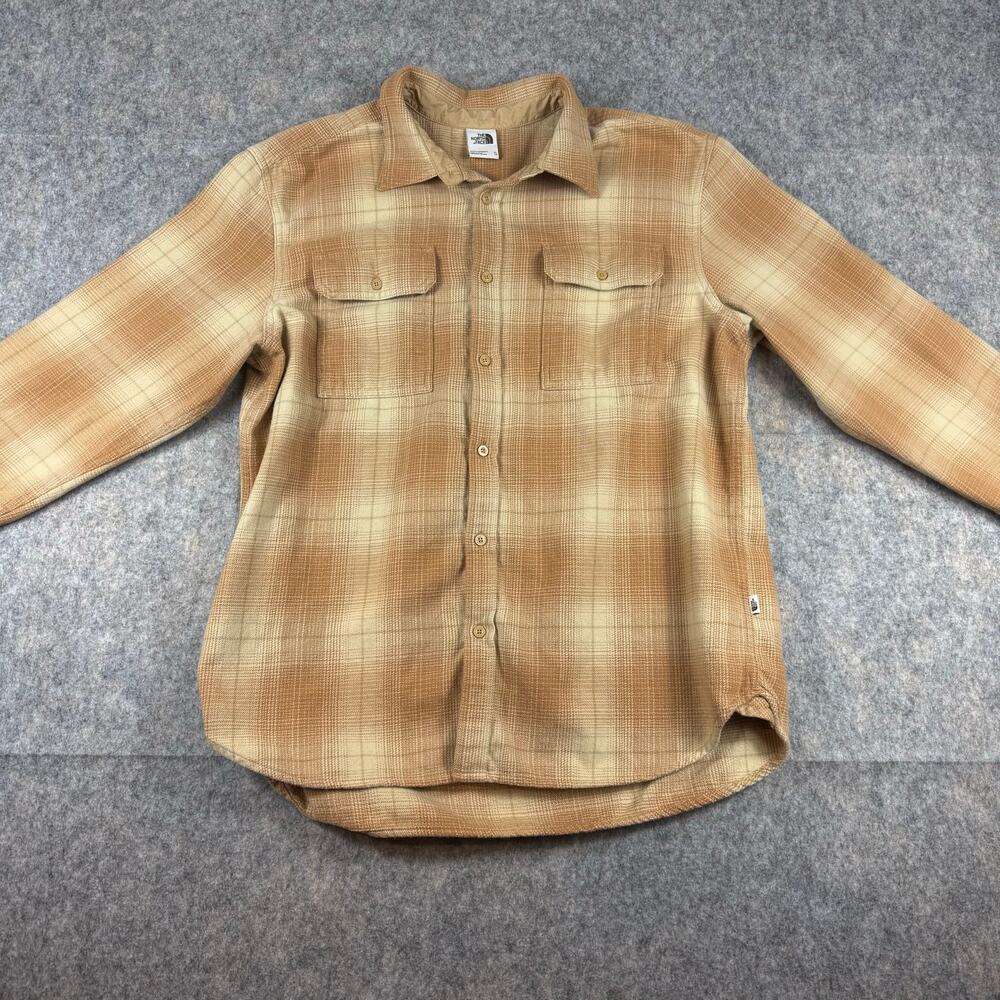 The North Face Arroyo Yellow Button Up Flannel Shirt